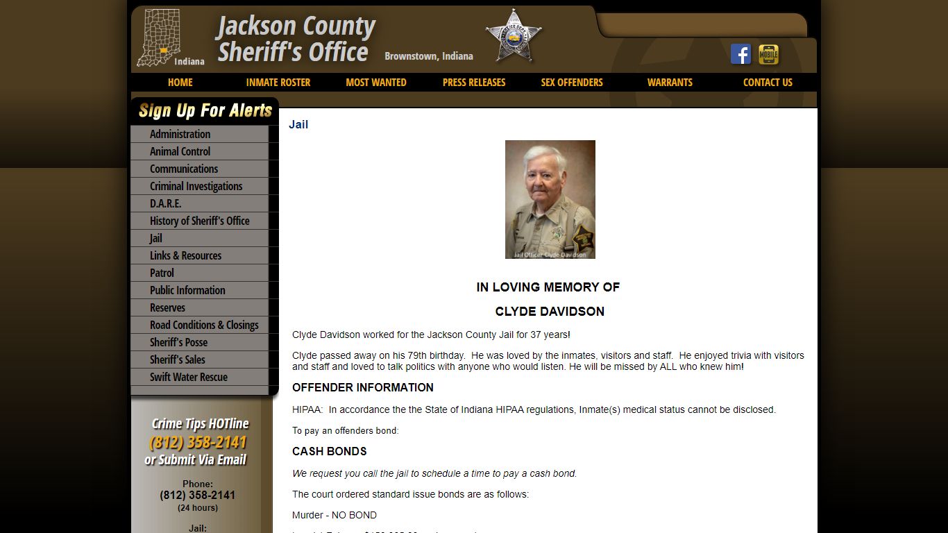 Jail - Jackson County IN Sheriff